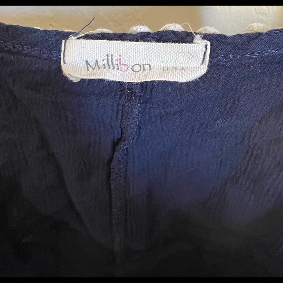 Navy Crop Top - Picture 6 of 6